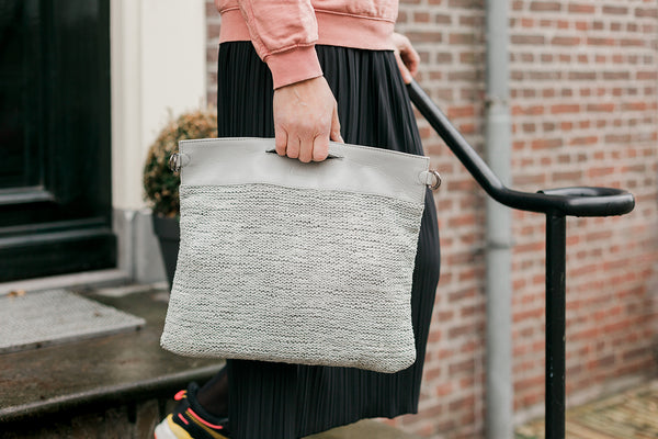 RESULT - knitted leather bag
